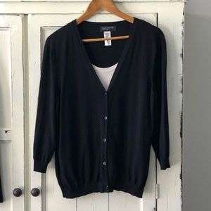 3 for $20 Jones New York Black and Ivory Sweater